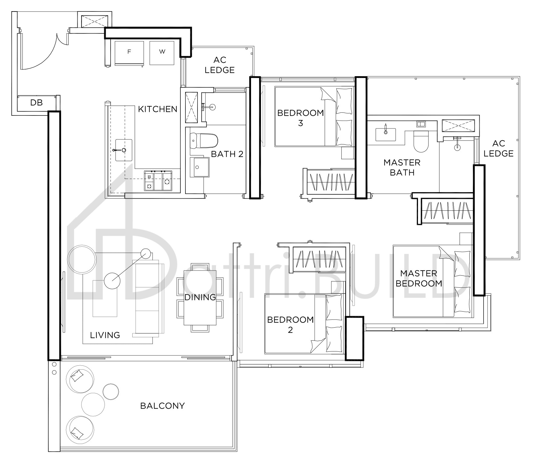 GEM RESIDENCES C3 floorplan (watermarked)