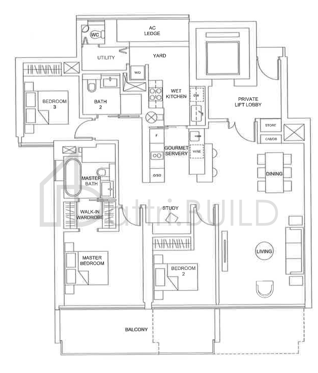 MARINA ONE RESIDENCES 3A+S floorplan (watermarked)