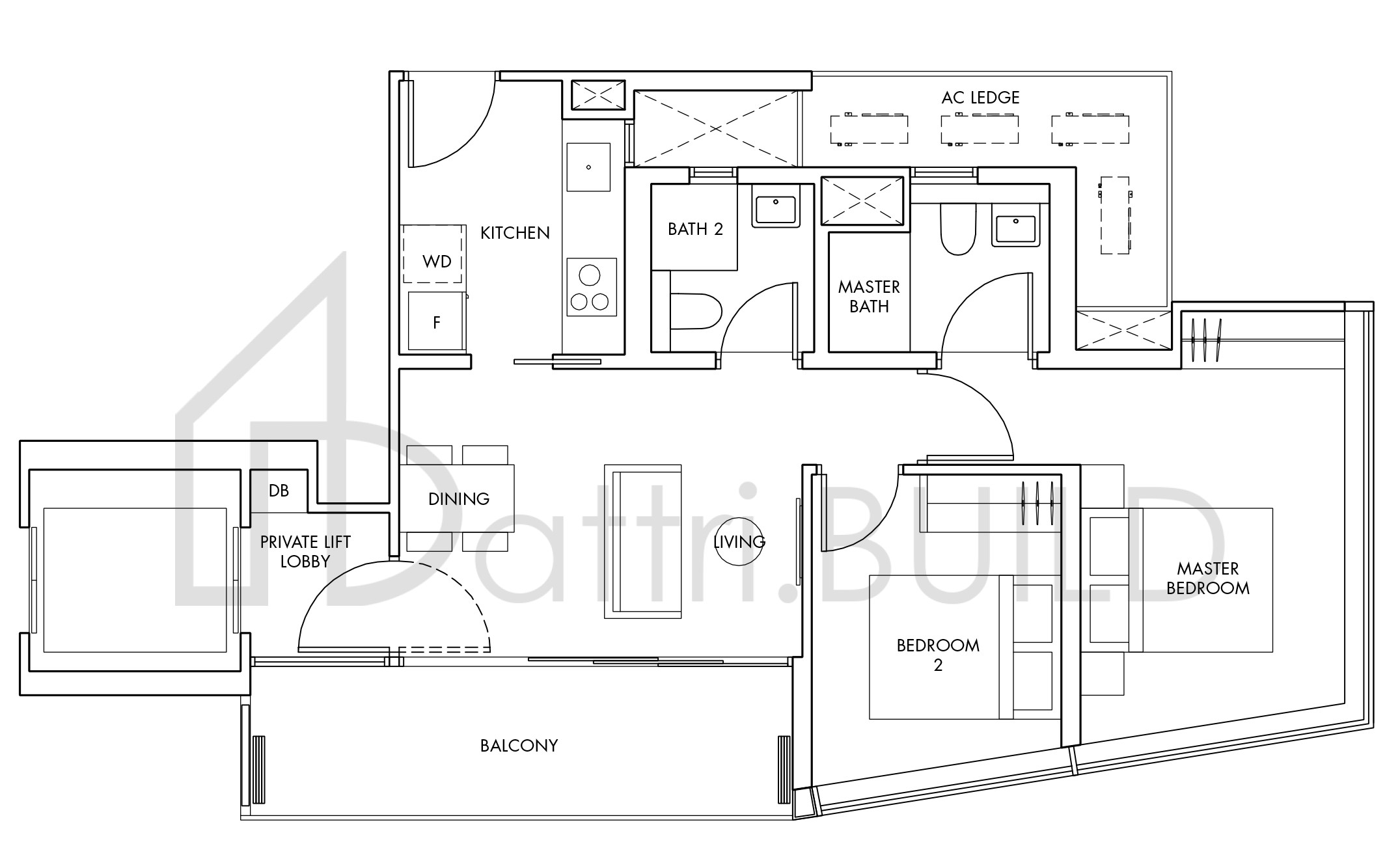 ONE DRAYCOTT A1 & A2 floorplan (watermarked)