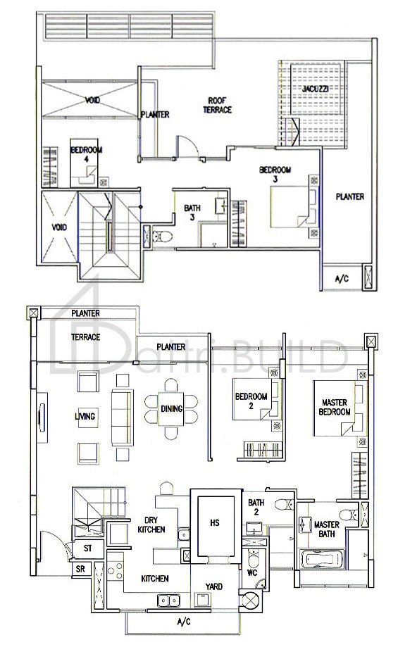 THE CALROSE DC4 floorplan (watermarked)