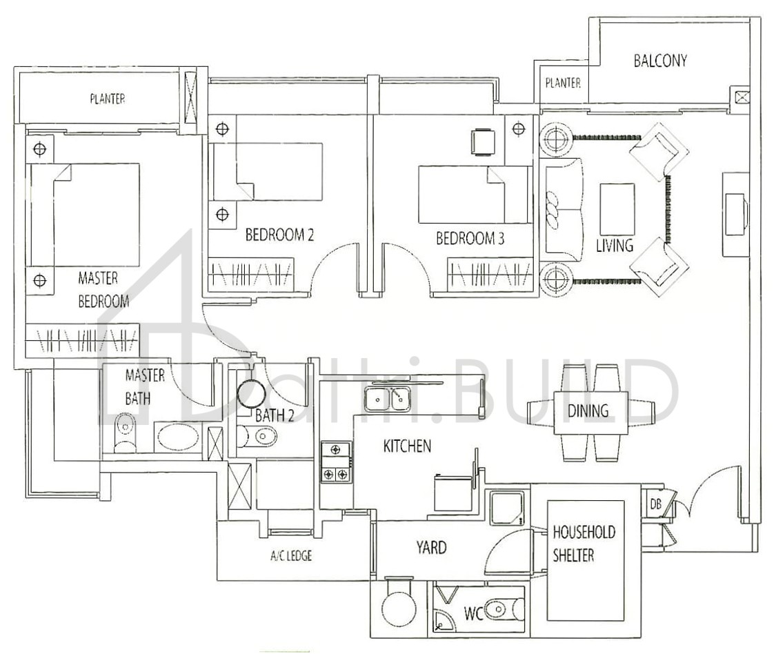 TANGERINE GROVE B1g floorplan (watermarked)