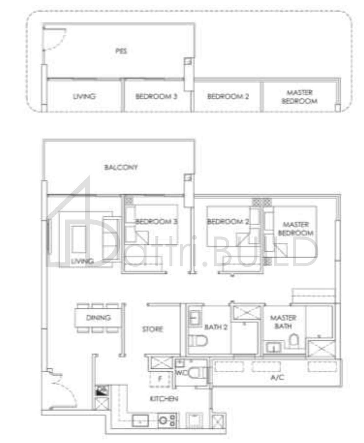 OLA B3-P floorplan (watermarked)