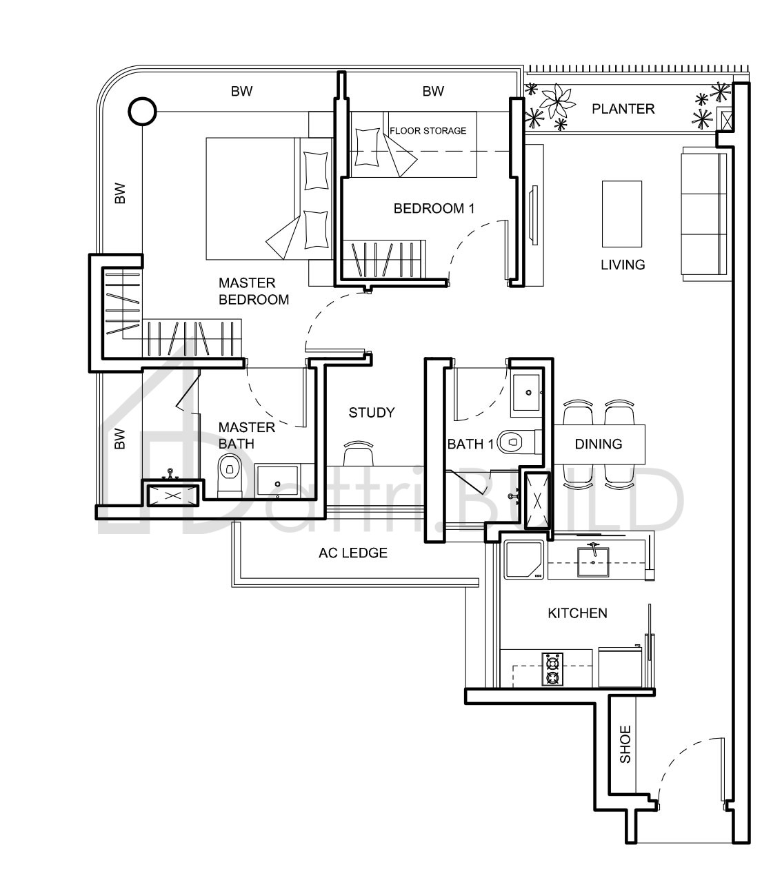 NV RESIDENCES B2a floorplan (watermarked)