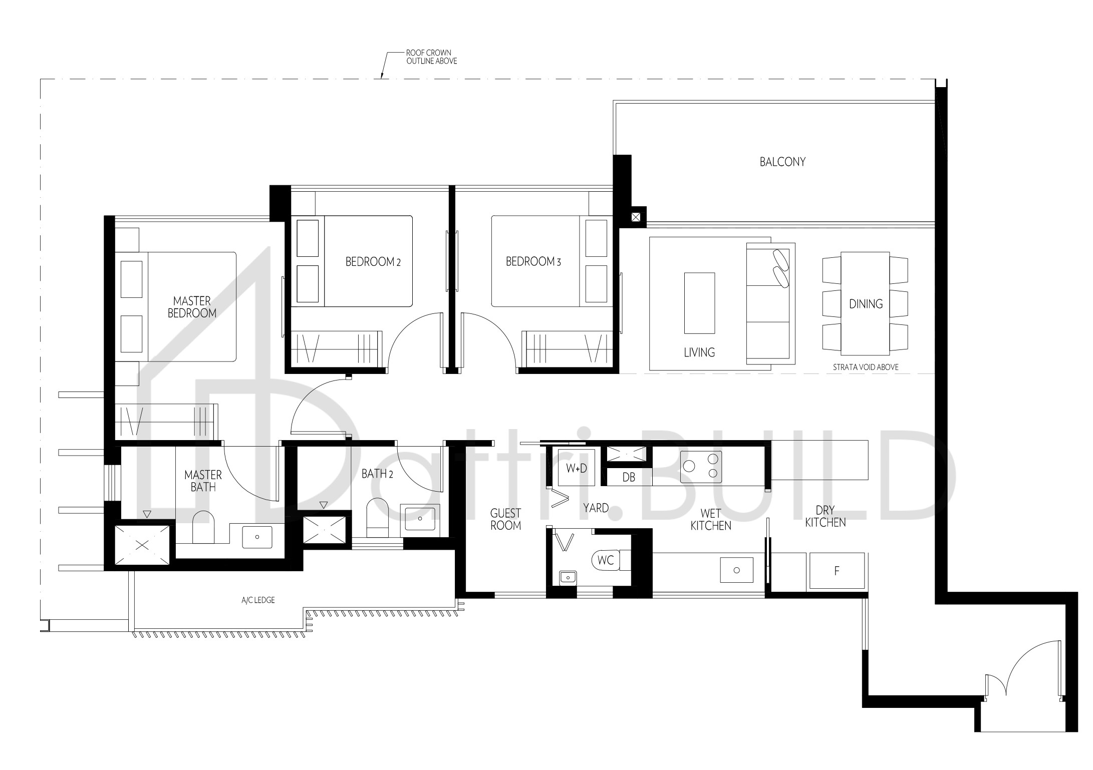 AMBER 45 C1P floorplan (watermarked)