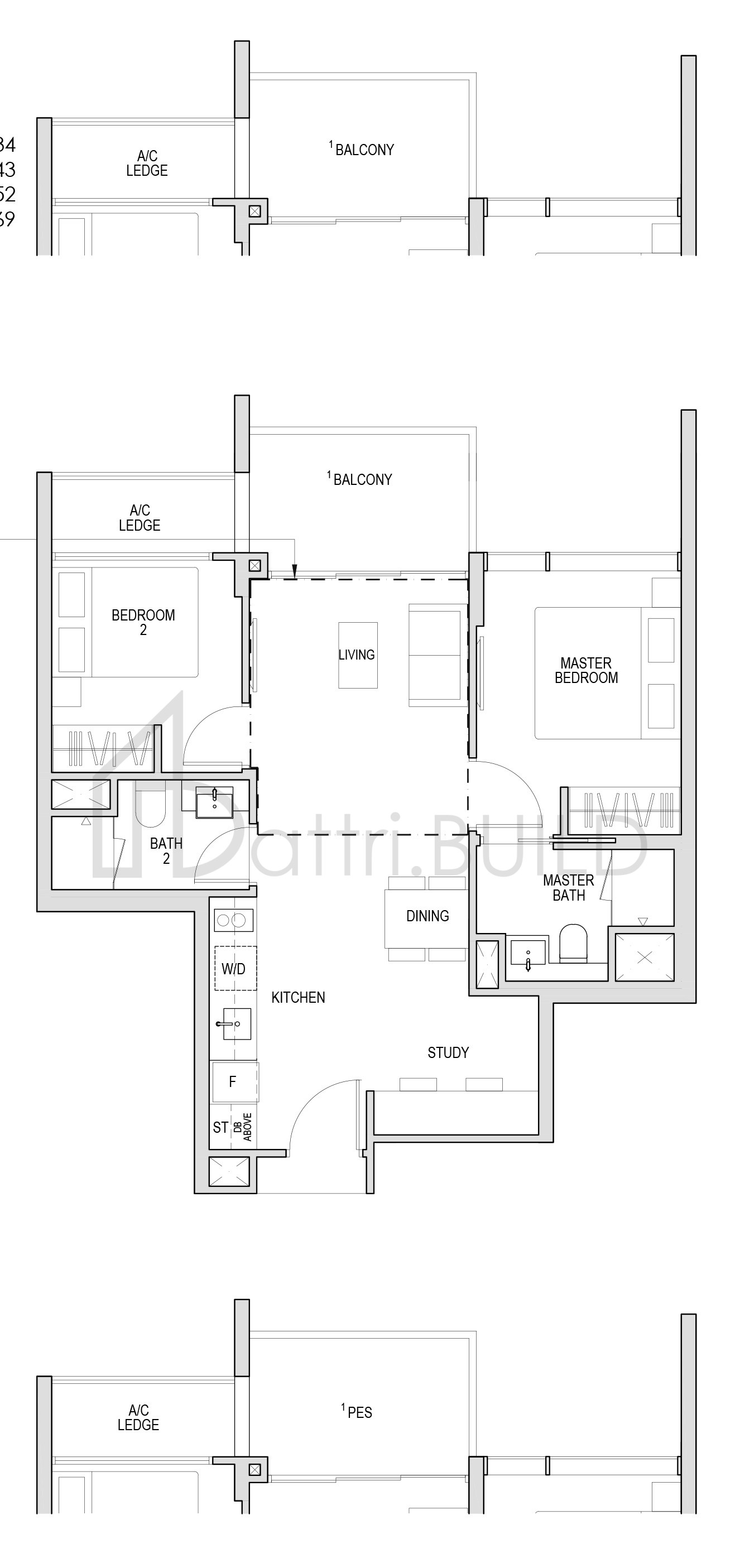 KENT RIDGE HILL RESIDENCES BS2 floorplan (watermarked)