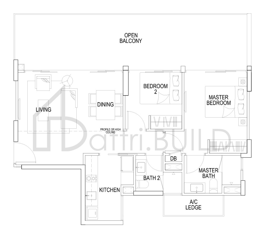 FLO RESIDENCE A2R2 floorplan (watermarked)