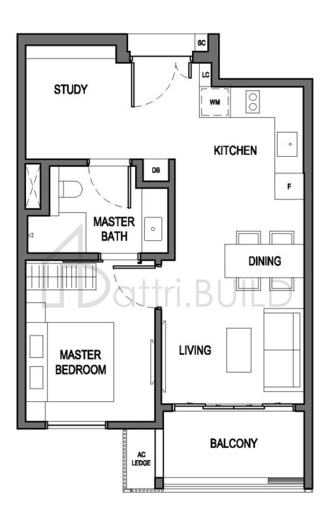 PARKSUITES A4a floorplan (watermarked)