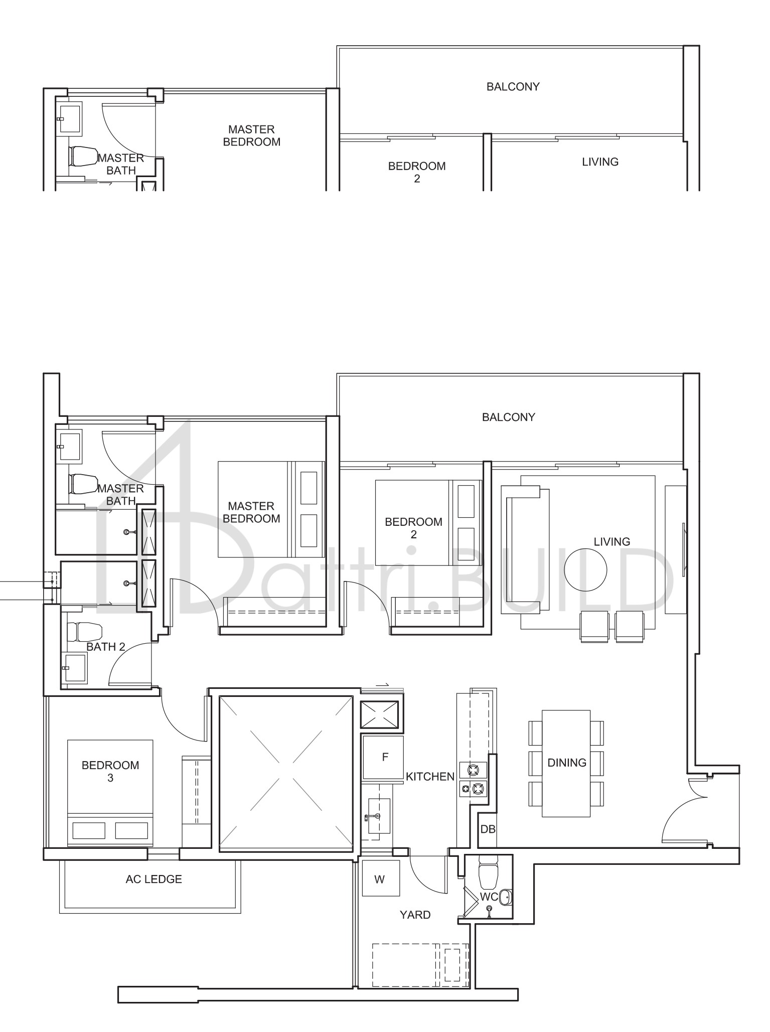 THE VENUE RESIDENCES C2a floorplan (watermarked)