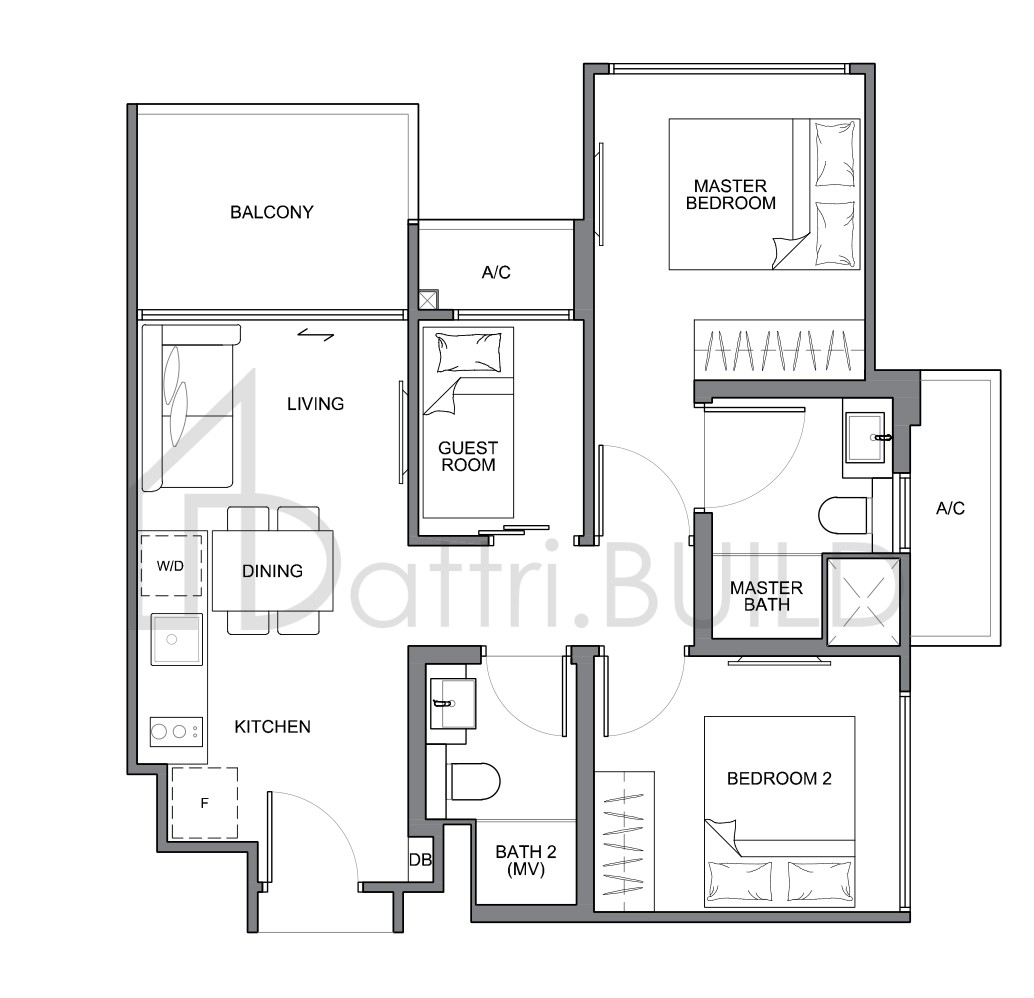 THE NAVIAN A5a floorplan (watermarked)