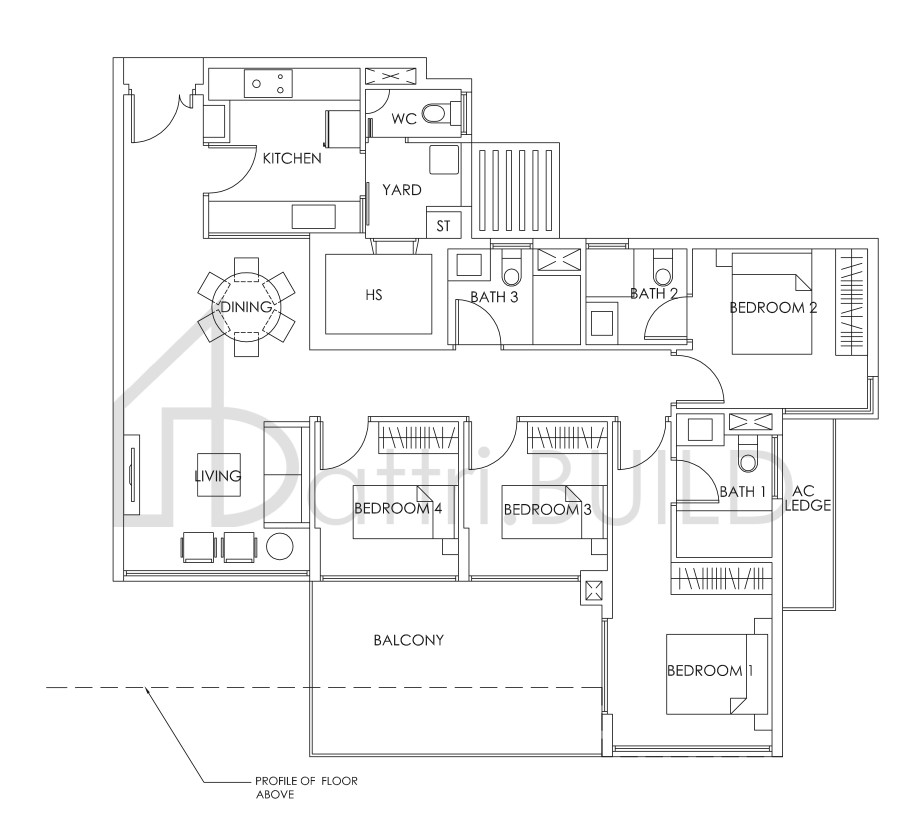 BEDOK RESIDENCES D3a (T) floorplan (watermarked)