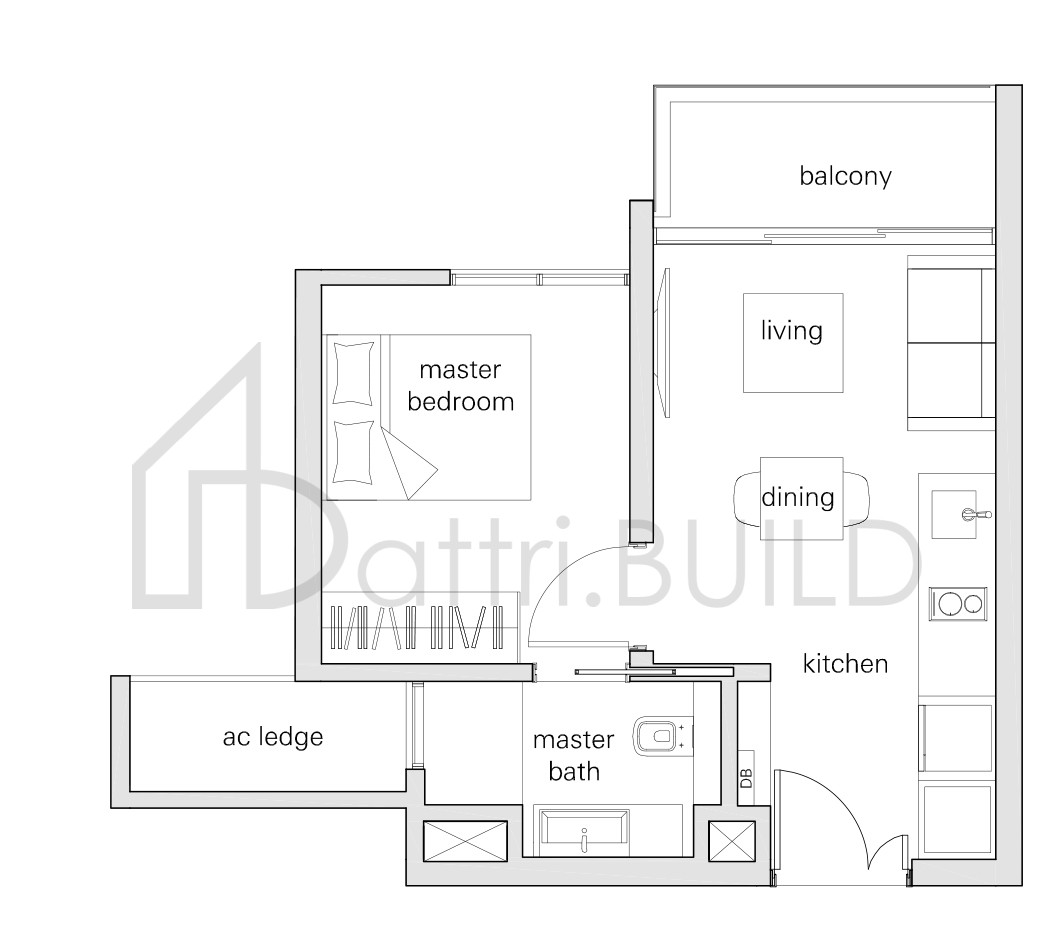 THE PANORAMA 1d floorplan (watermarked)