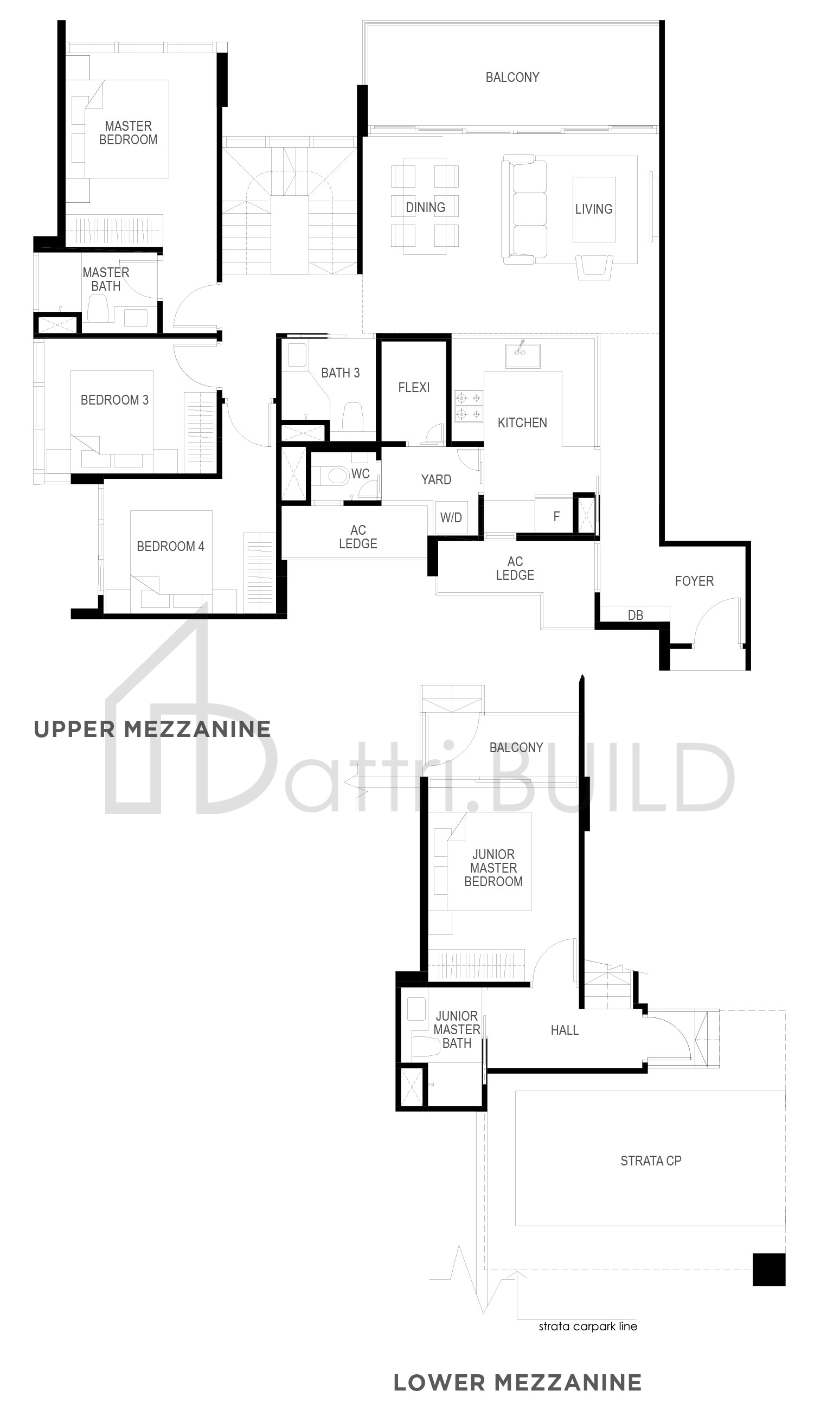 THE GAZANIA D6BM floorplan (watermarked)