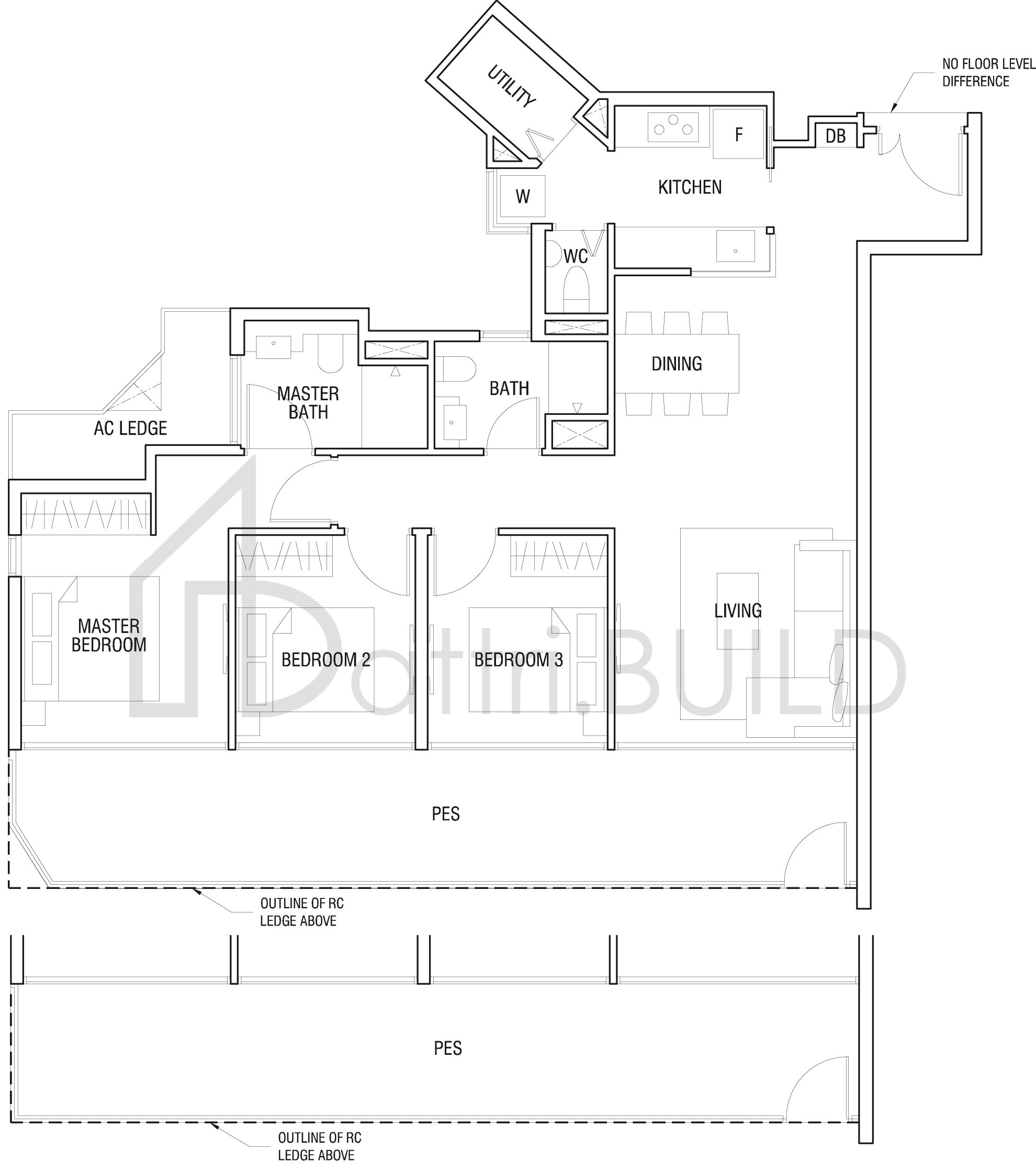 THOMSON THREE C4Ga floorplan (watermarked)