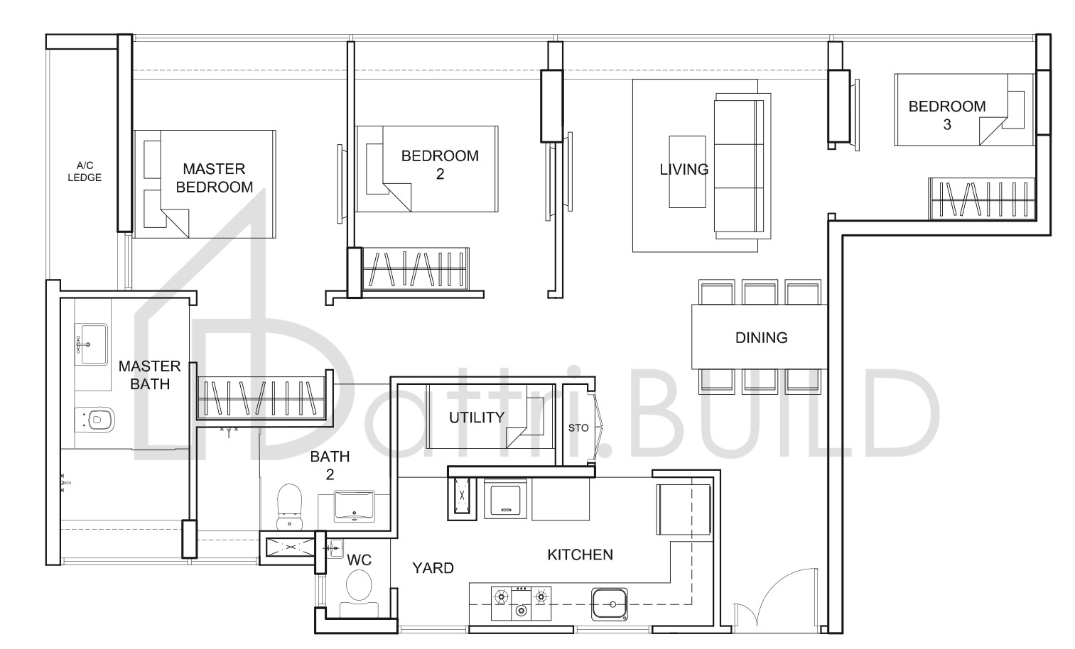 UBER 388 C2 floorplan (watermarked)