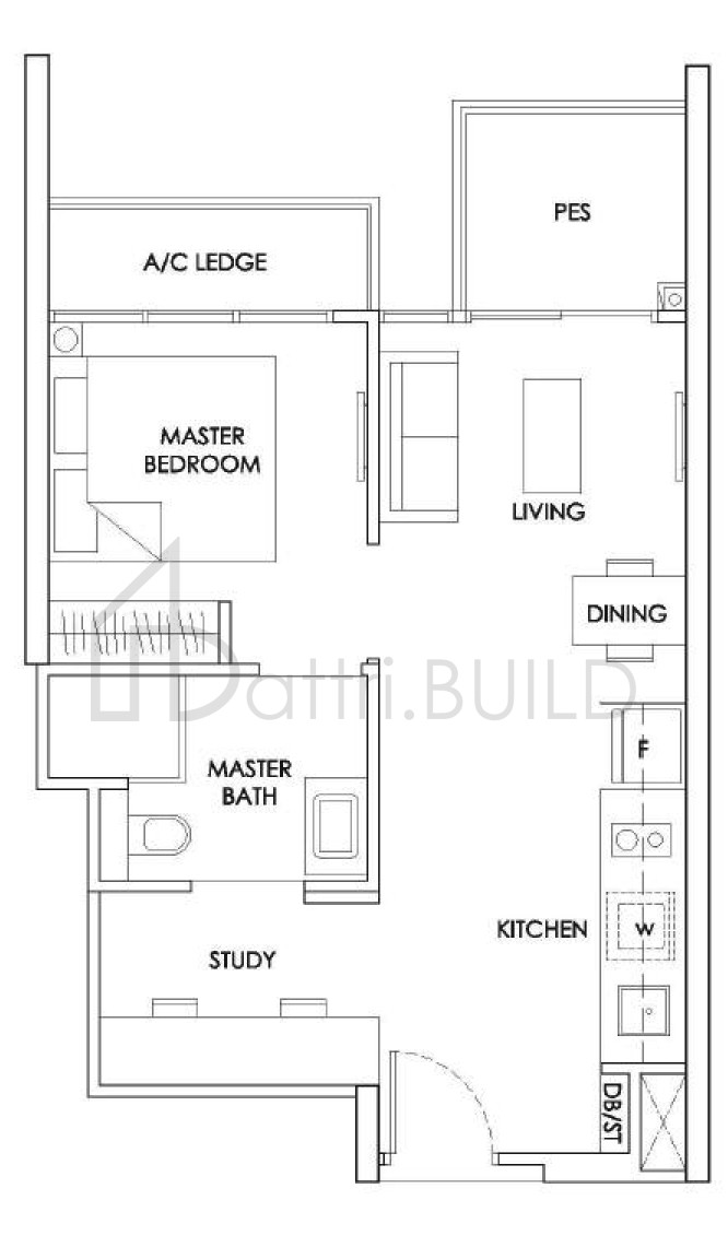 THE ALPS RESIDENCES AS2-P floorplan (watermarked)