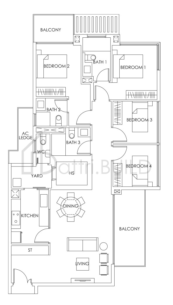 BEDOK RESIDENCES D2 floorplan (watermarked)