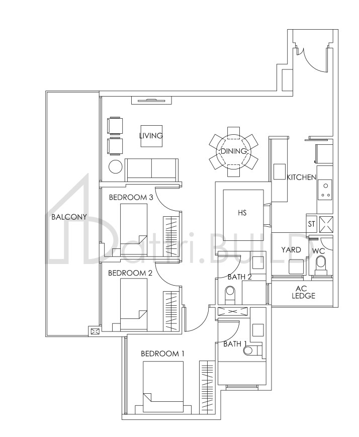 BEDOK RESIDENCES C5 floorplan (watermarked)