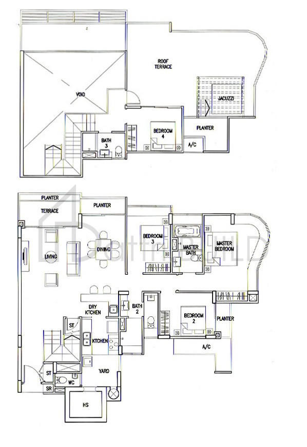 THE CALROSE DC2 floorplan (watermarked)