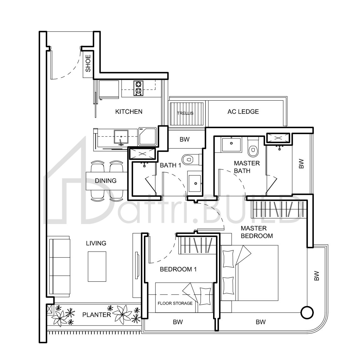 NV RESIDENCES B1c floorplan (watermarked)