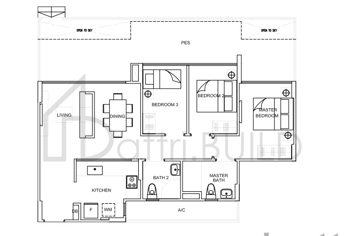 LA FIESTA C1a (G) (mirror) floorplan (watermarked)
