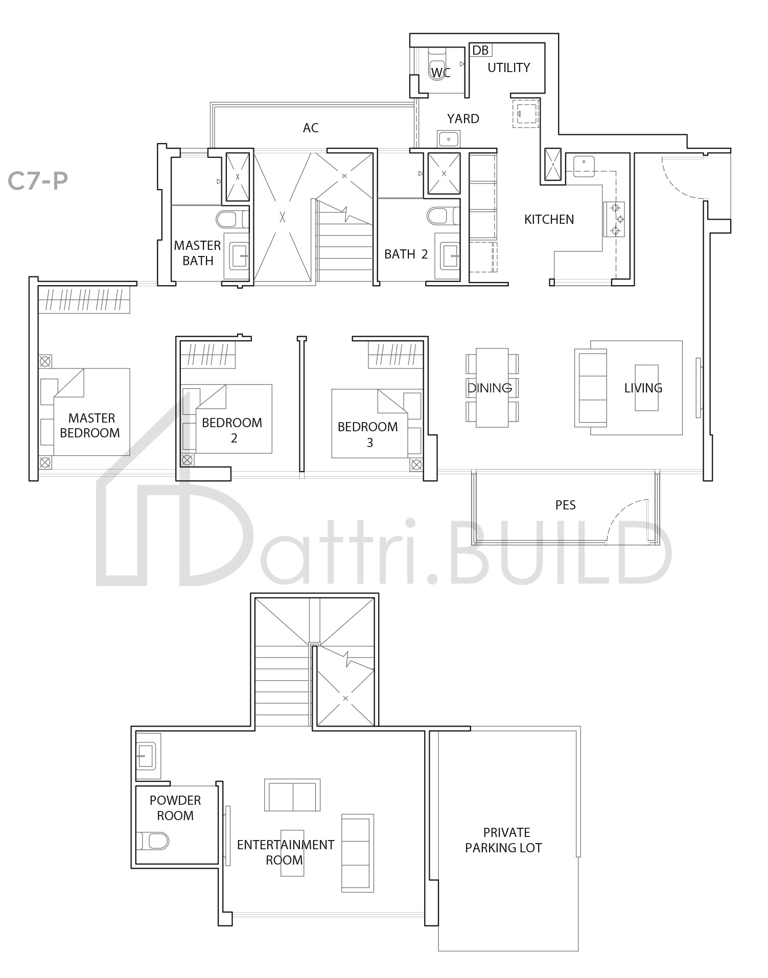 THE VALES C7-P floorplan (watermarked)
