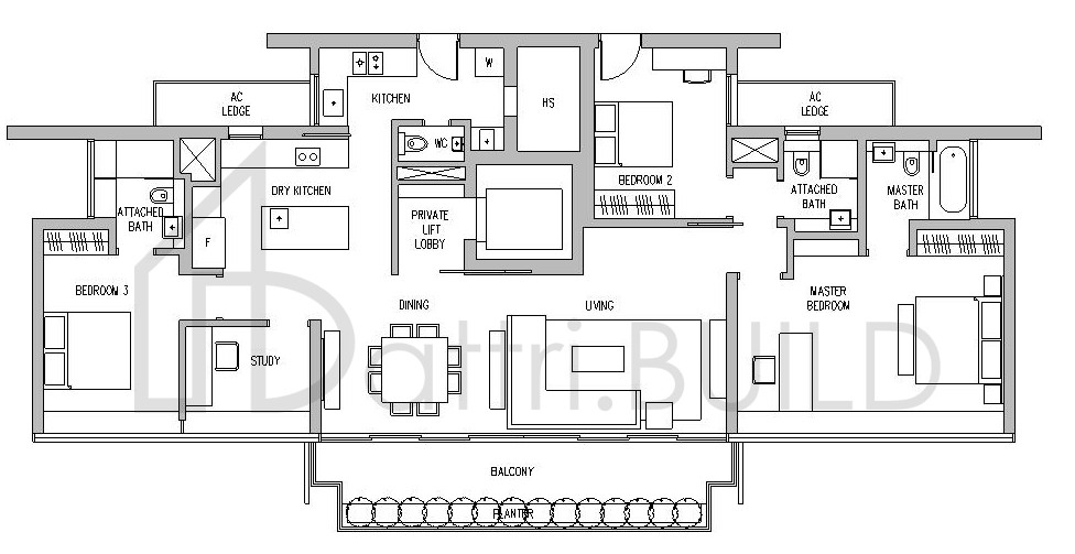 LEEDON RESIDENCE 3S-H floorplan (watermarked)