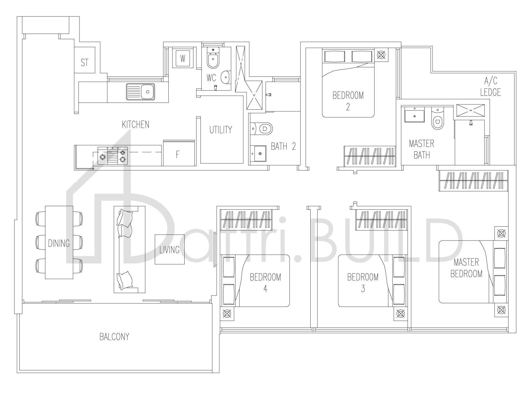 TWIN FOUNTAINS C-VT floorplan (watermarked)