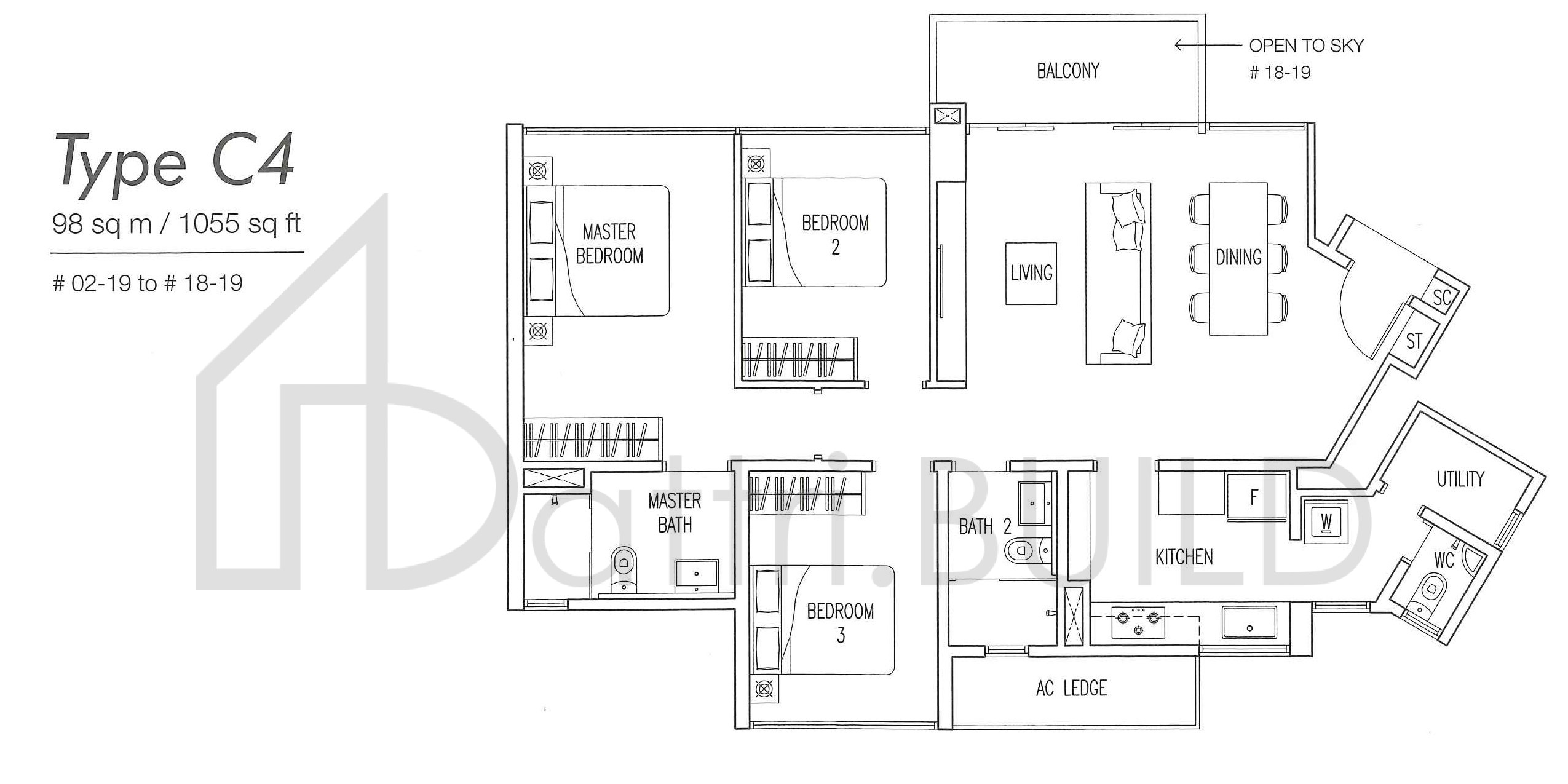 BOATHOUSE RESIDENCES C4 floorplan (watermarked)