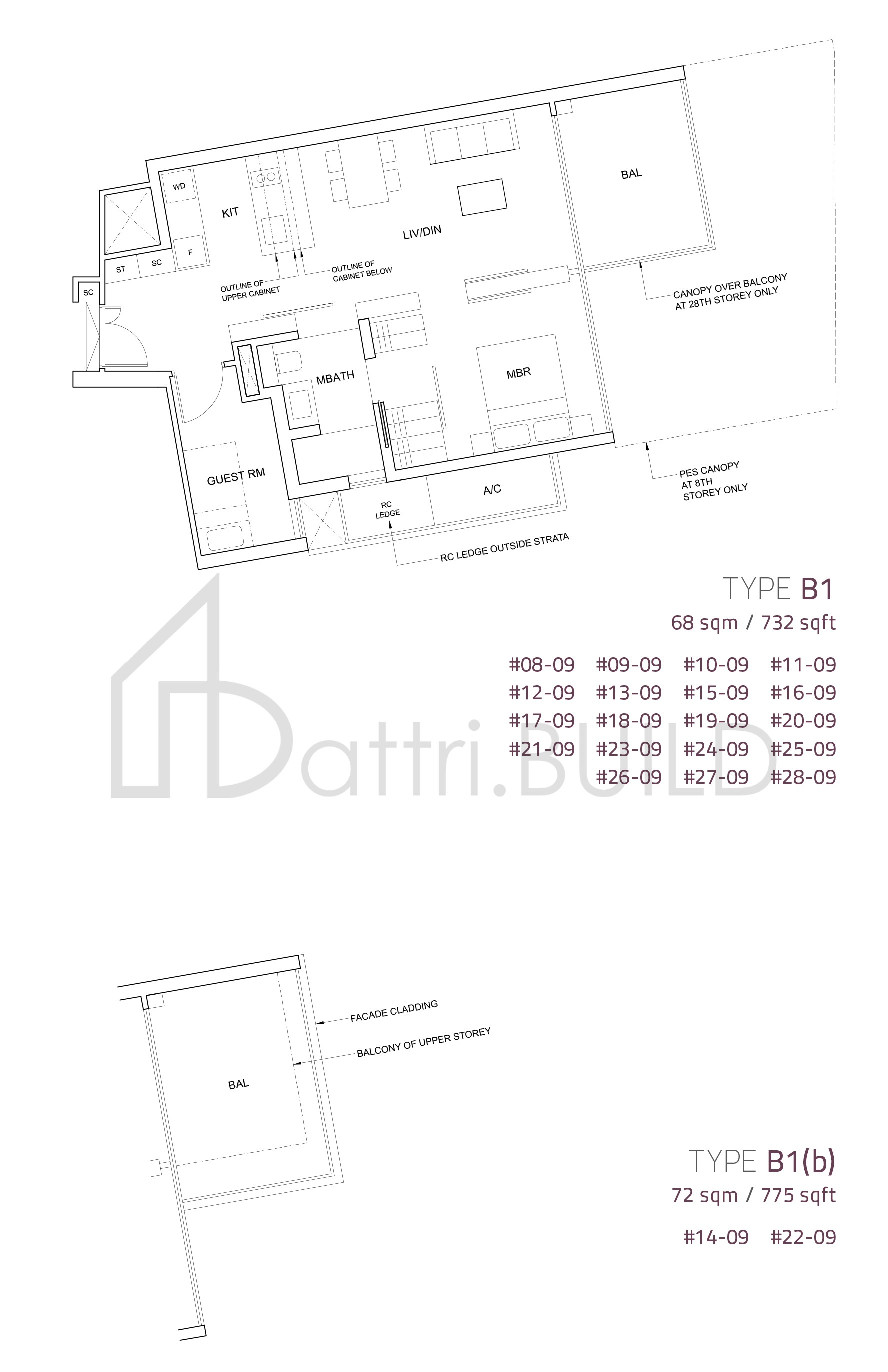 CAIRNHILL NINE B1(b) floorplan (watermarked)