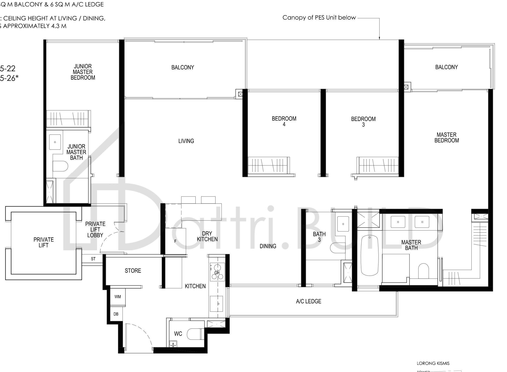 DAINTREE RESIDENCE D1 floorplan (watermarked)