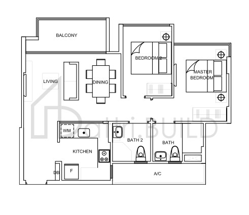 LA FIESTA B3 floorplan (watermarked)