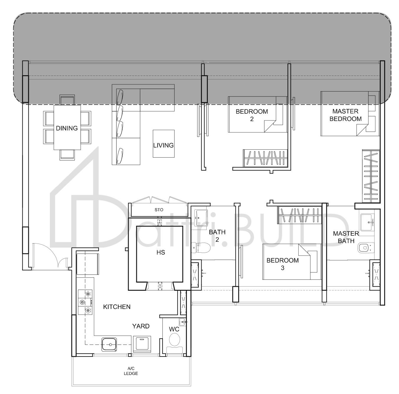UBER 388 C1 floorplan (watermarked)