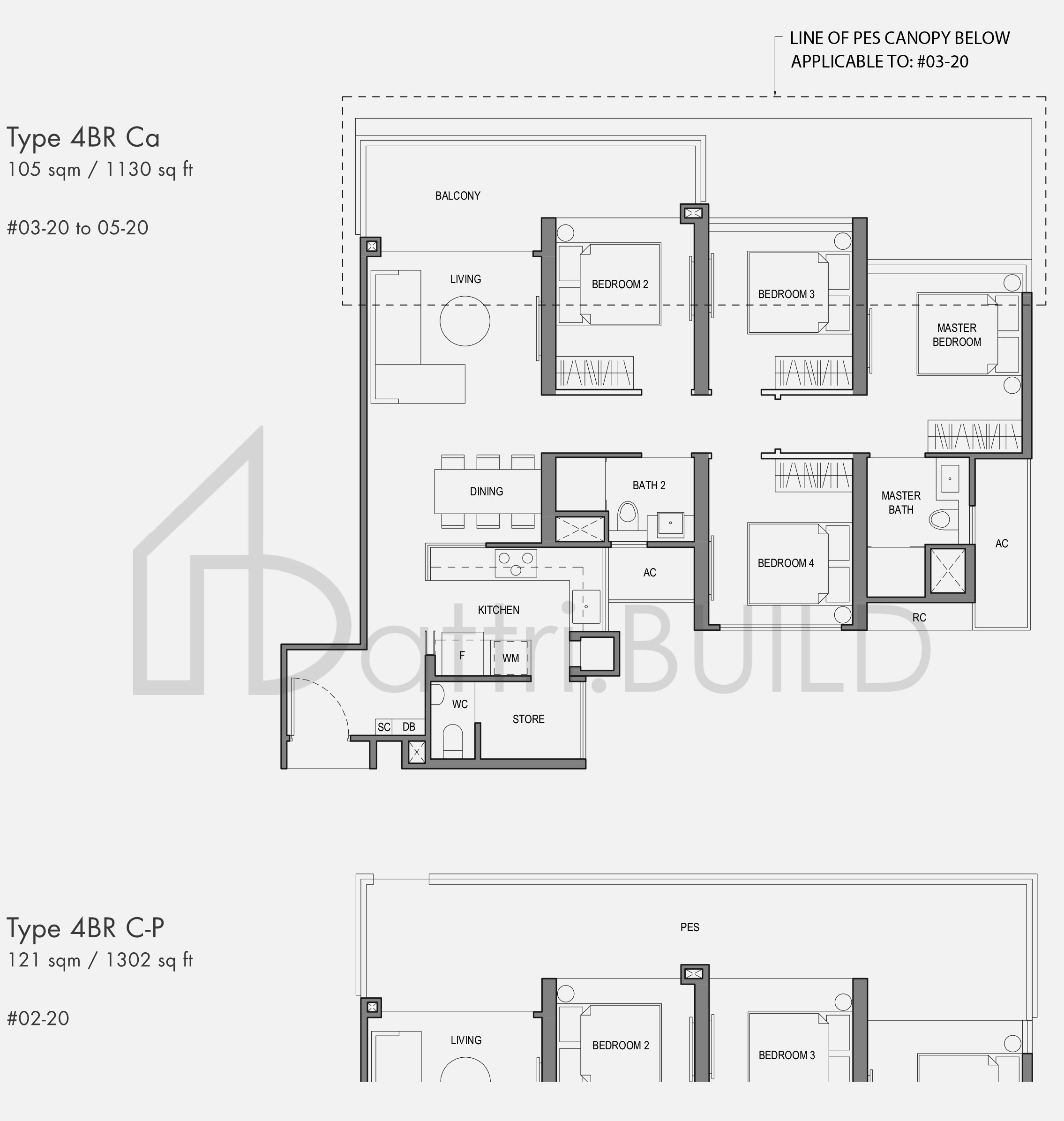 PARC BOTANNIA 4BRC-P floorplan (watermarked)