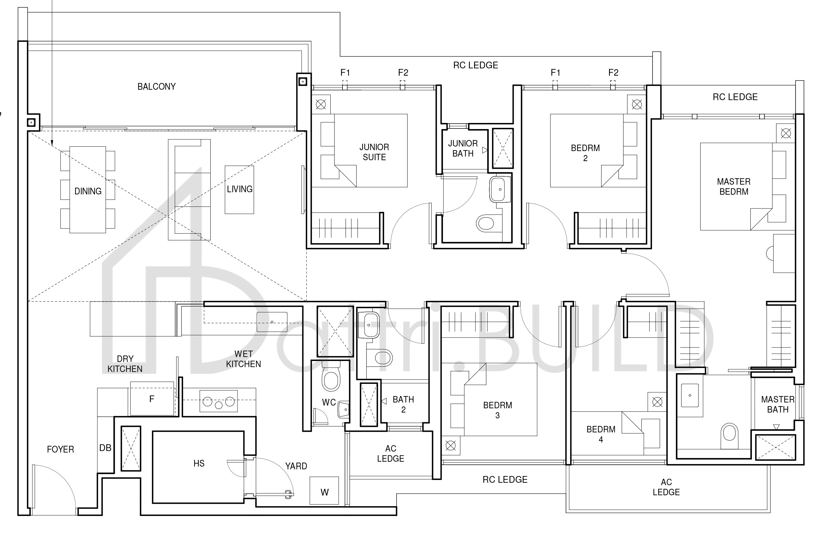 PARC CENTRAL RESIDENCES E2 floorplan (watermarked)