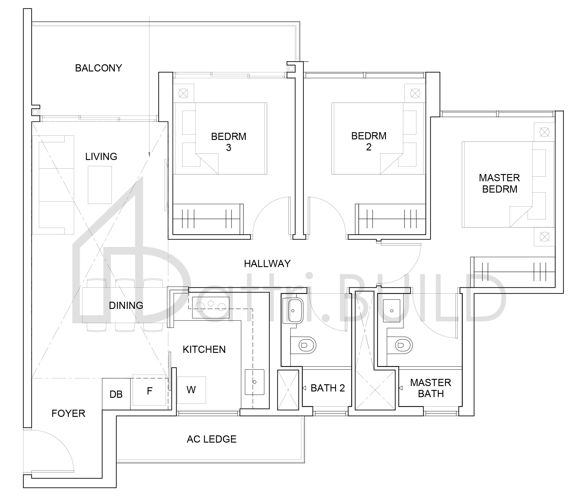 PARC CANBERRA C3-PH floorplan (watermarked)