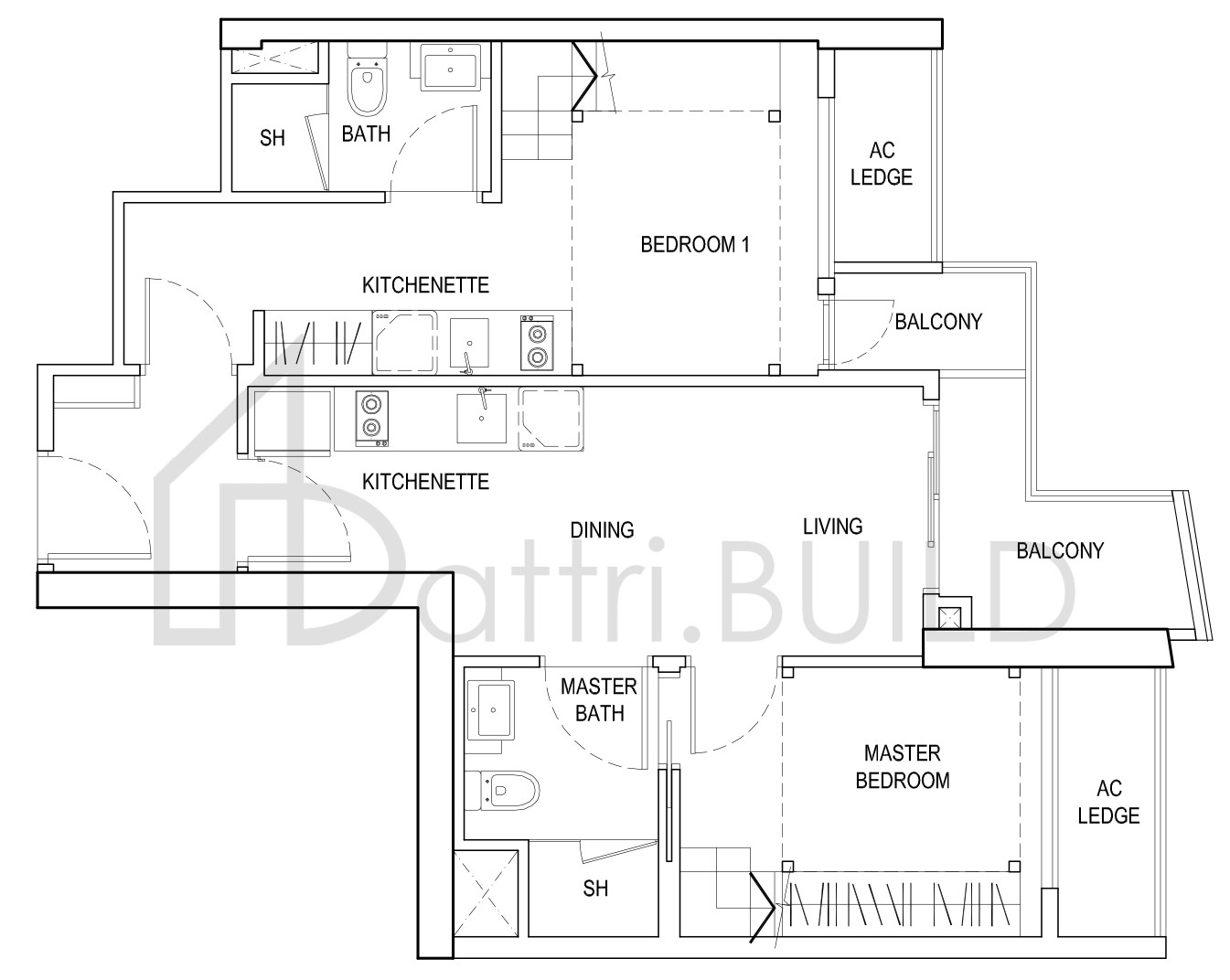 CITY GATE 2DK2 floorplan (watermarked)