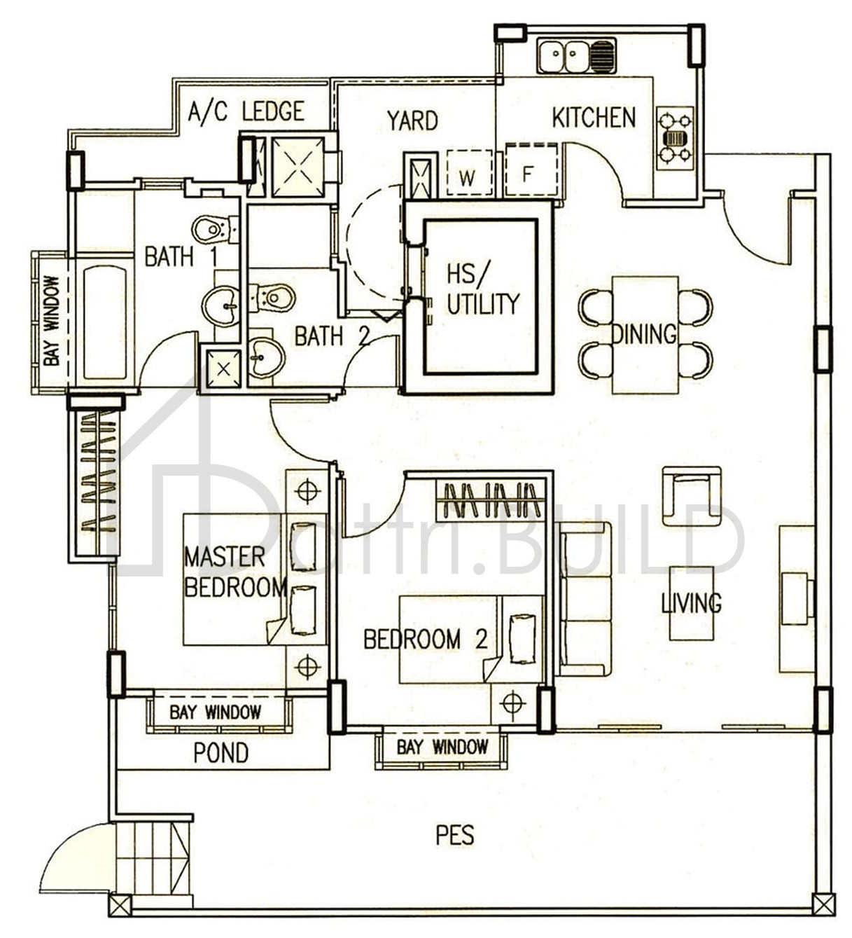 AMANINDA B1a(p) floorplan (watermarked)