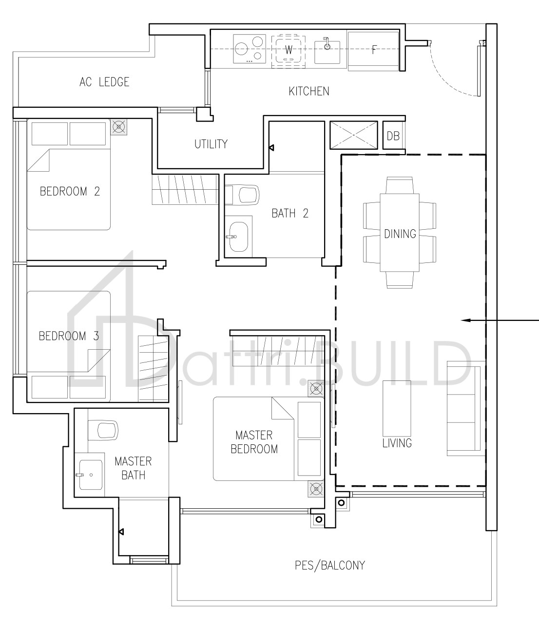 LATTICE ONE C3 floorplan (watermarked)