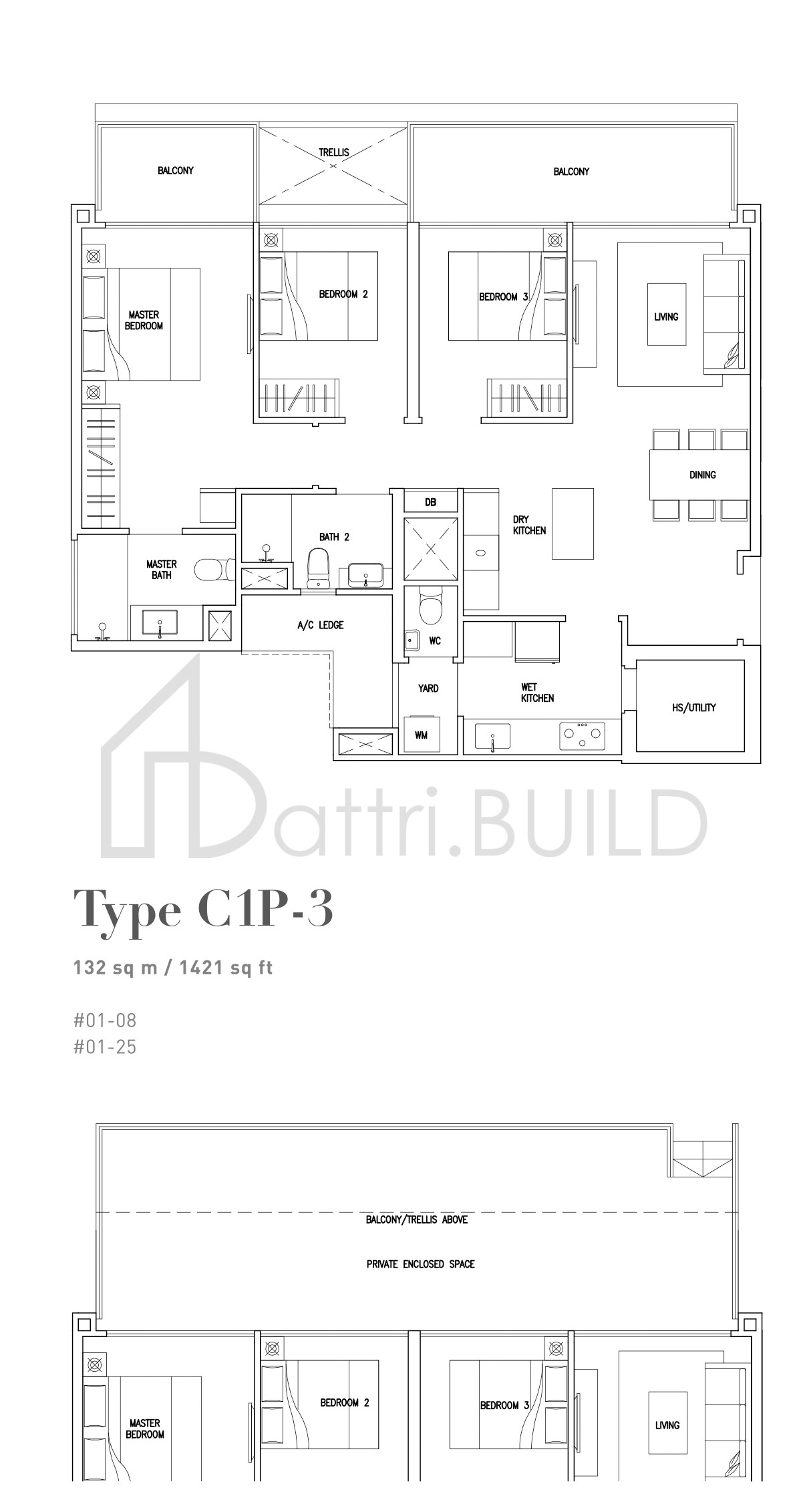 CITYLIFE@TAMPINES C1P-3 floorplan (watermarked)