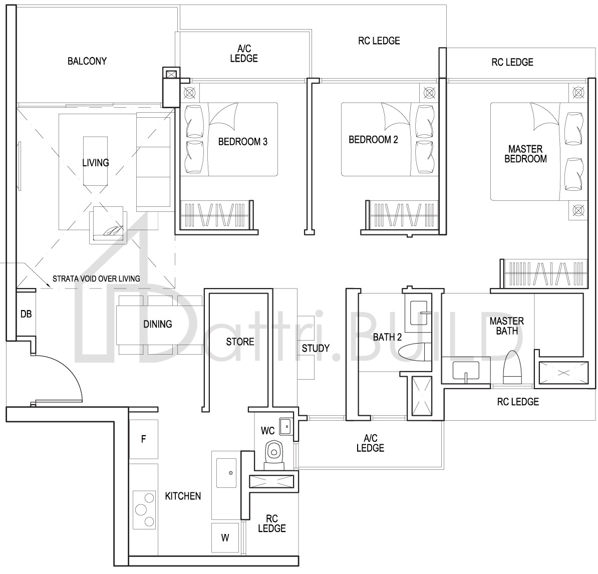 INZ RESIDENCE CS3aL floorplan (watermarked)