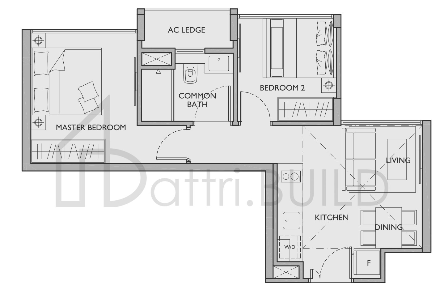 THE ASANA B1P floorplan (watermarked)