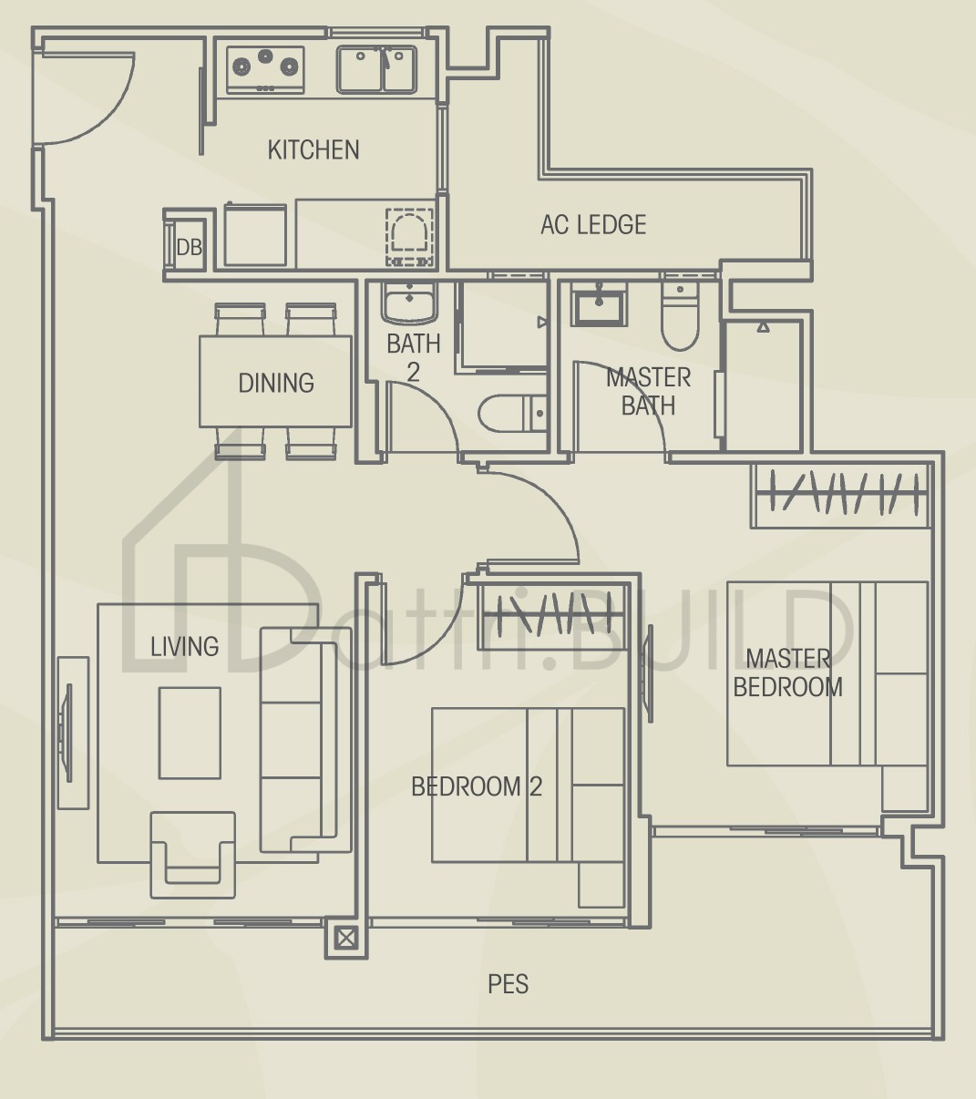 VACANZA @ EAST B3-G floorplan (watermarked)