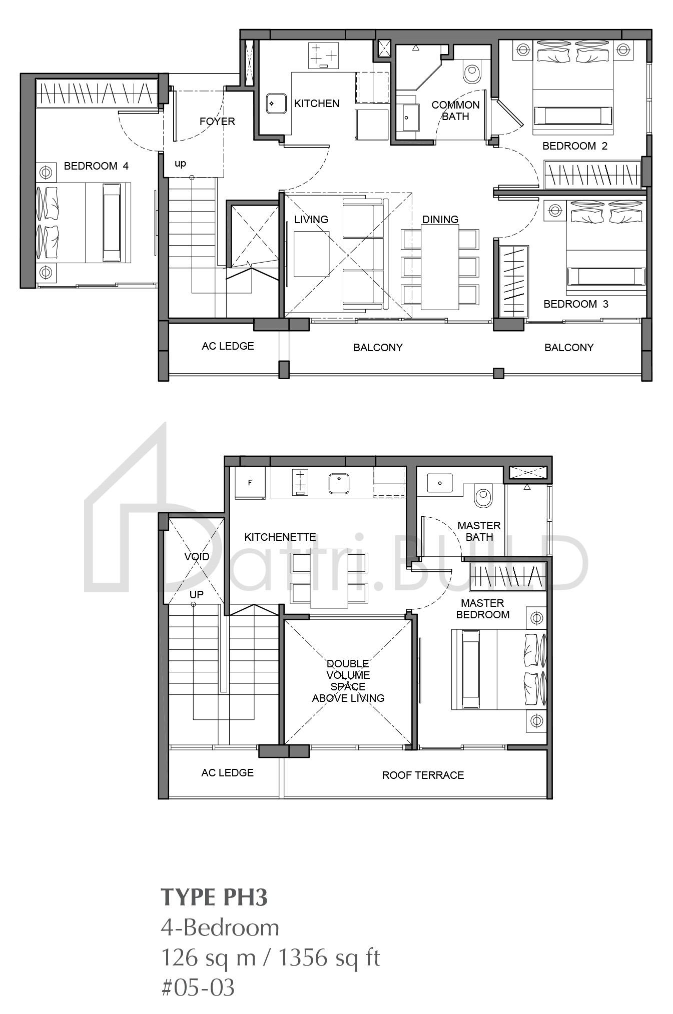 THE ENCLAVE . HOLLAND PH3 floorplan (watermarked)