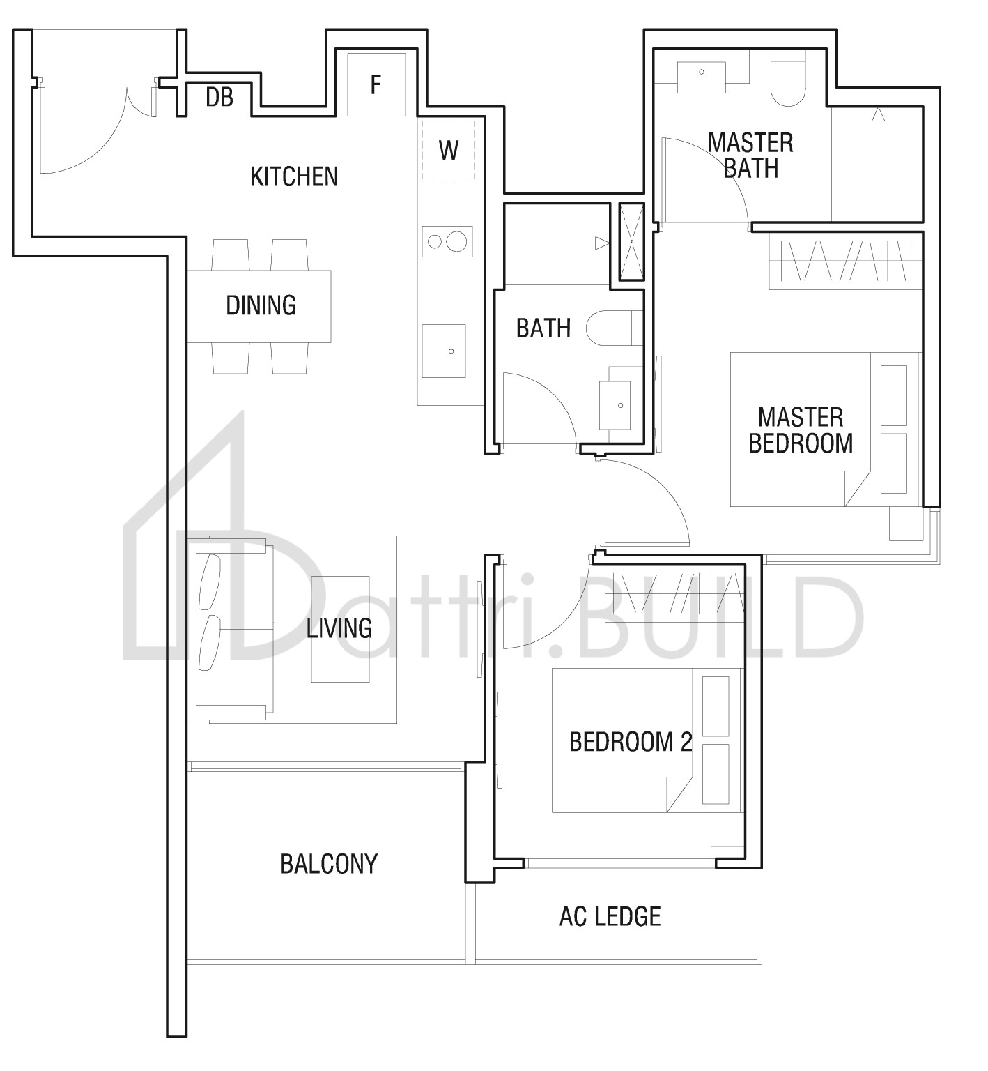 THOMSON THREE B2 floorplan (watermarked)