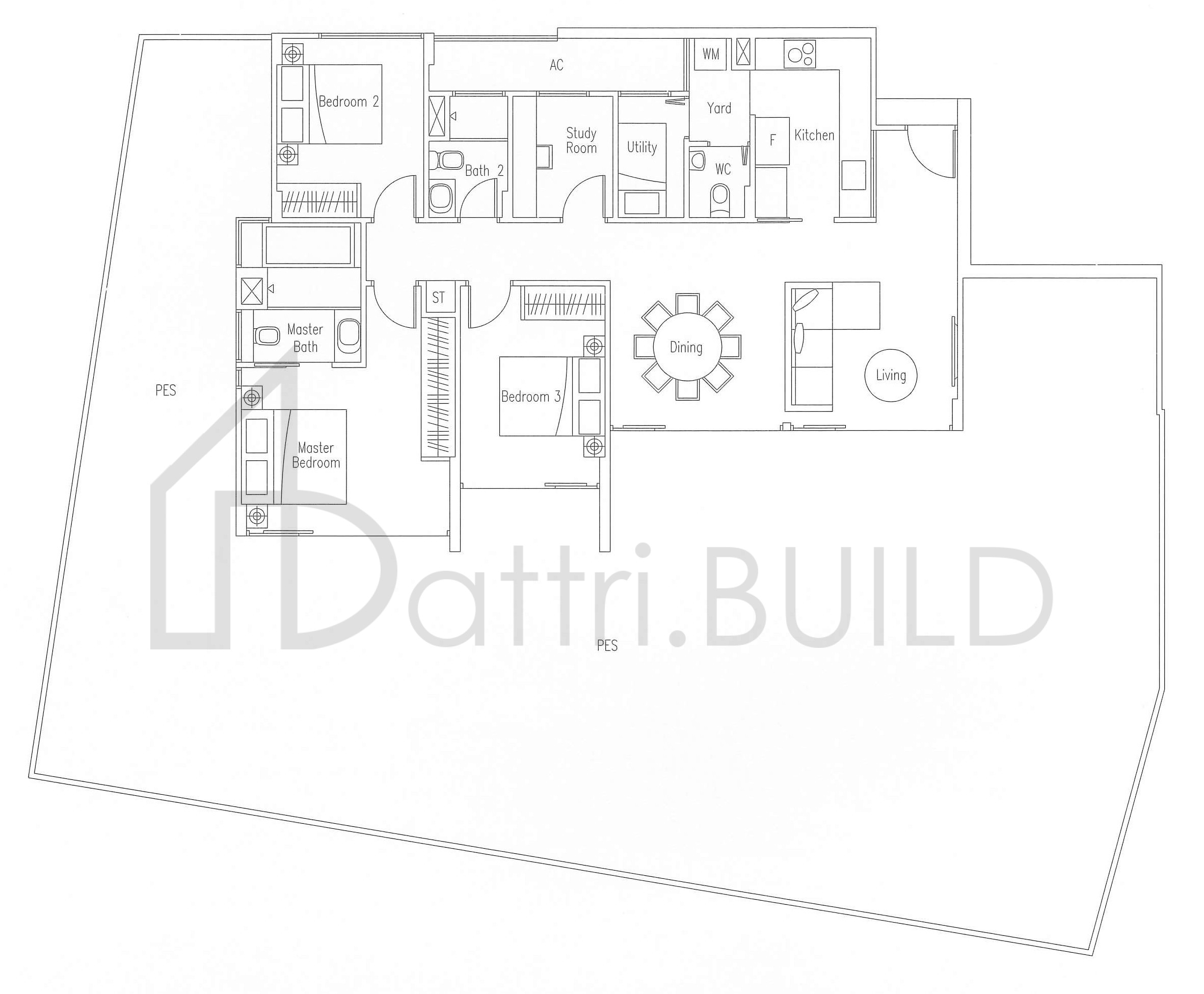 WATERSCAPE AT CAVENAGH C5-G floorplan (watermarked)