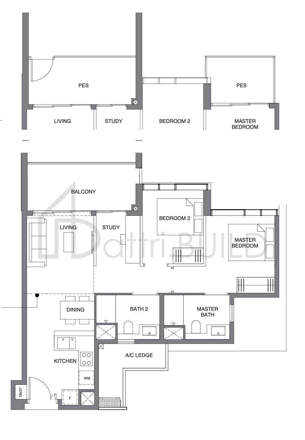 LEEDON GREEN BS1a-P floorplan (watermarked)