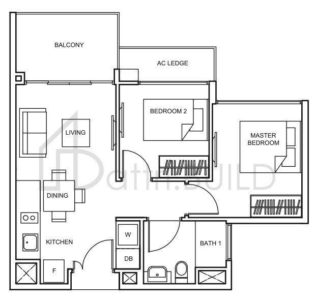 THE GLADES Bc4 floorplan (watermarked)
