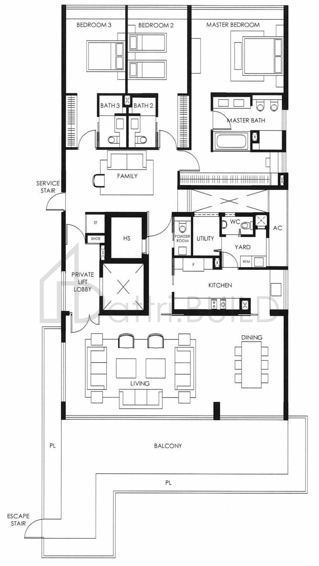 THE NASSIM B9 floorplan (watermarked)