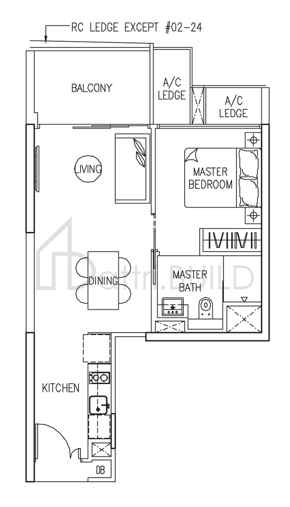 THE TRILINQ A1 floorplan (watermarked)