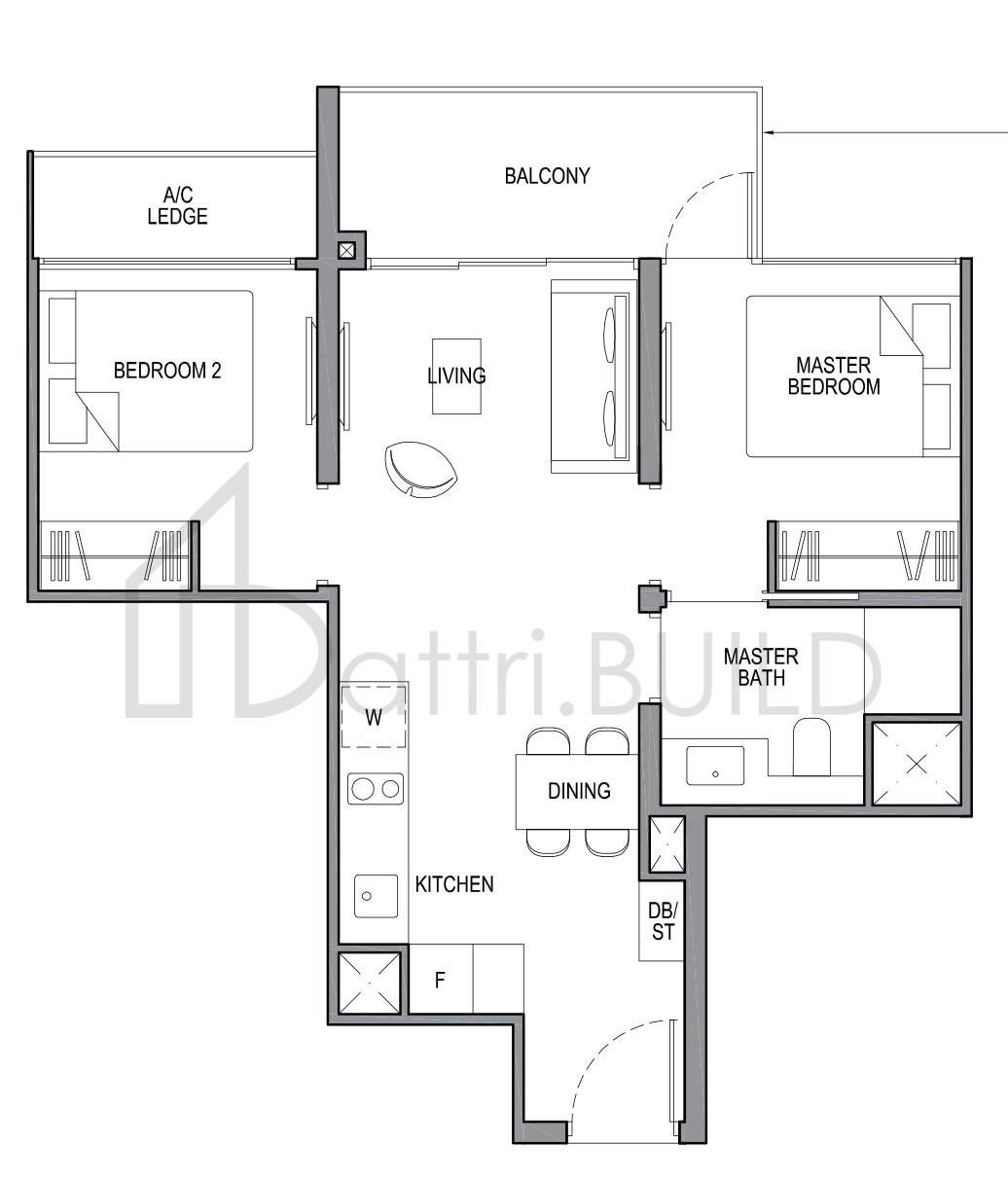 PARK COLONIAL 2C1 floorplan (watermarked)